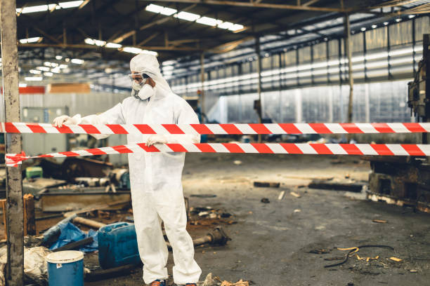Professional Infectious Disease Decontamination technician working in Brookfield, IL